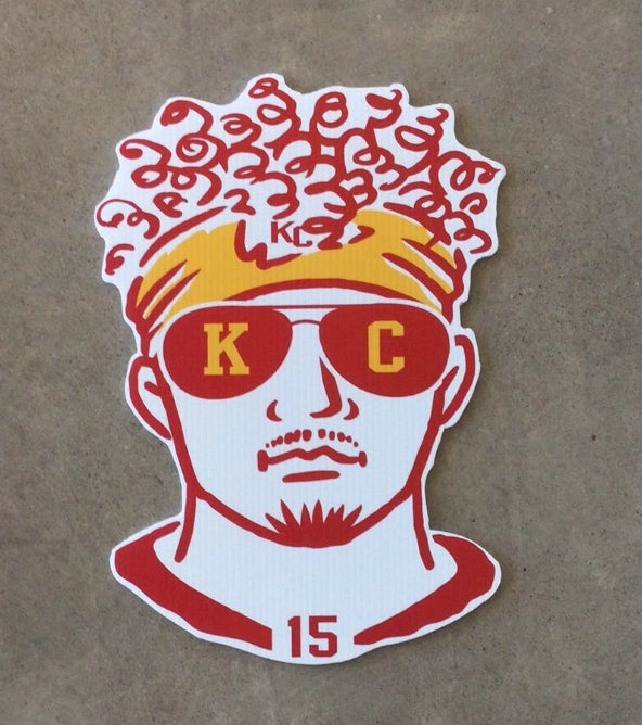 Kansas City Football Players fathead | Pat Mahomes