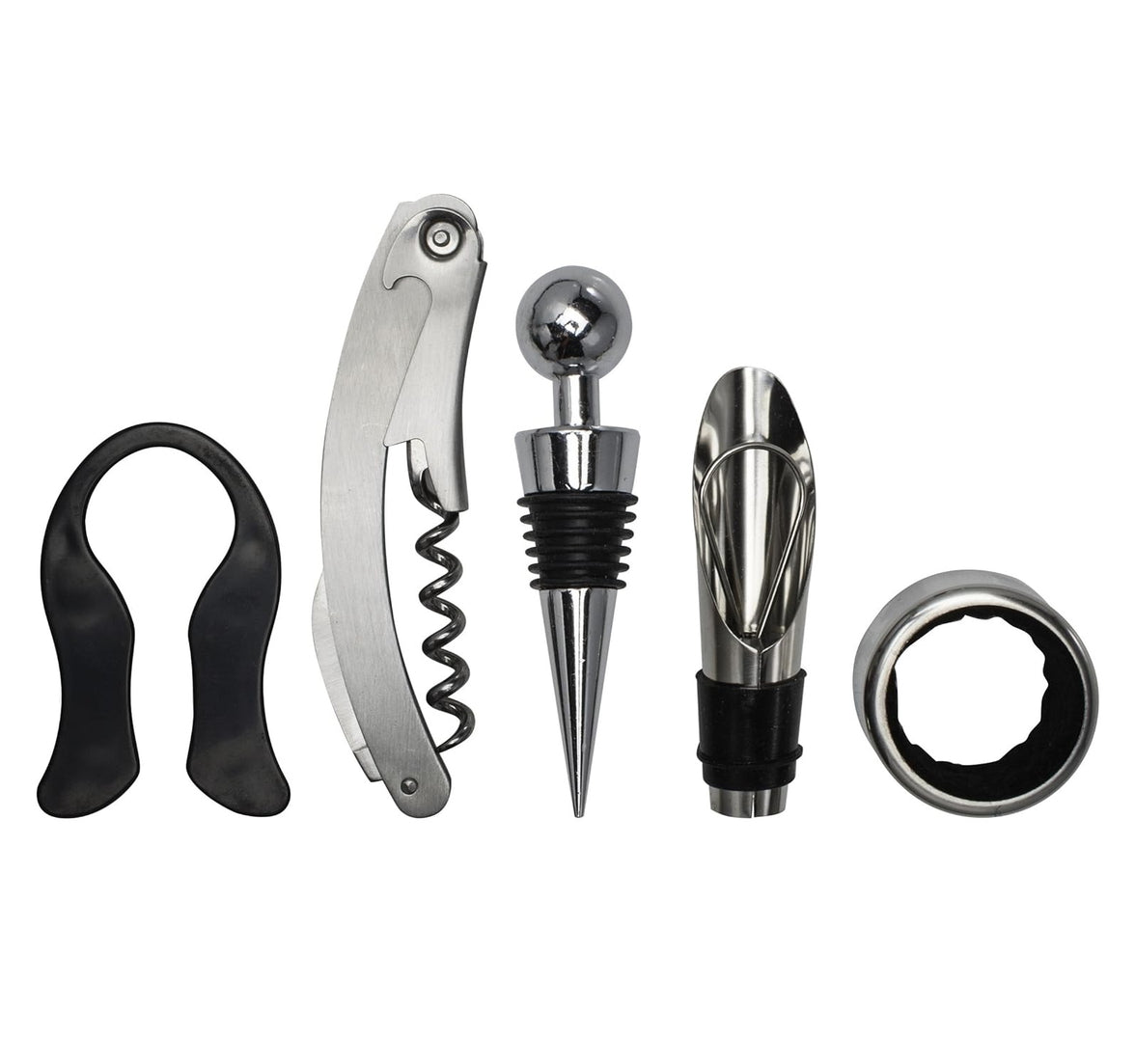 5 Piece Wine Tool Set