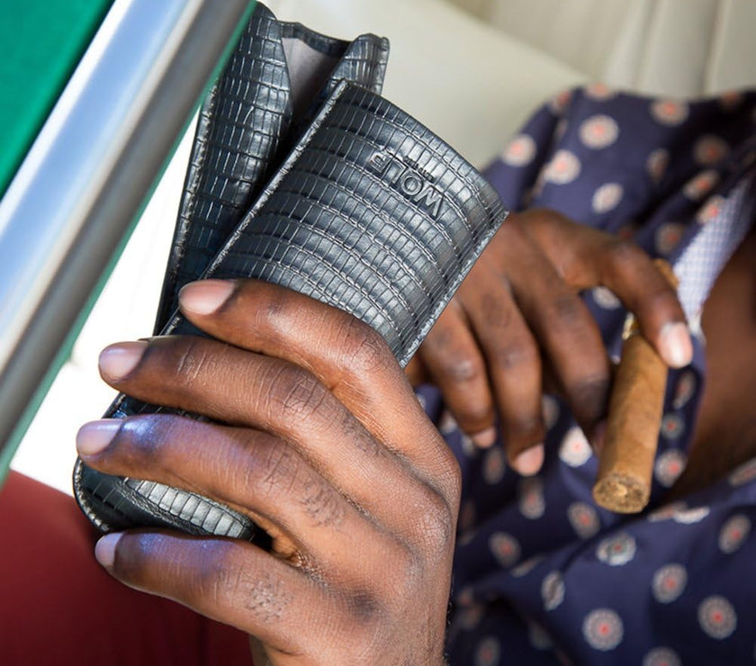 Blake 2 Piece Cigar Case | Wolf