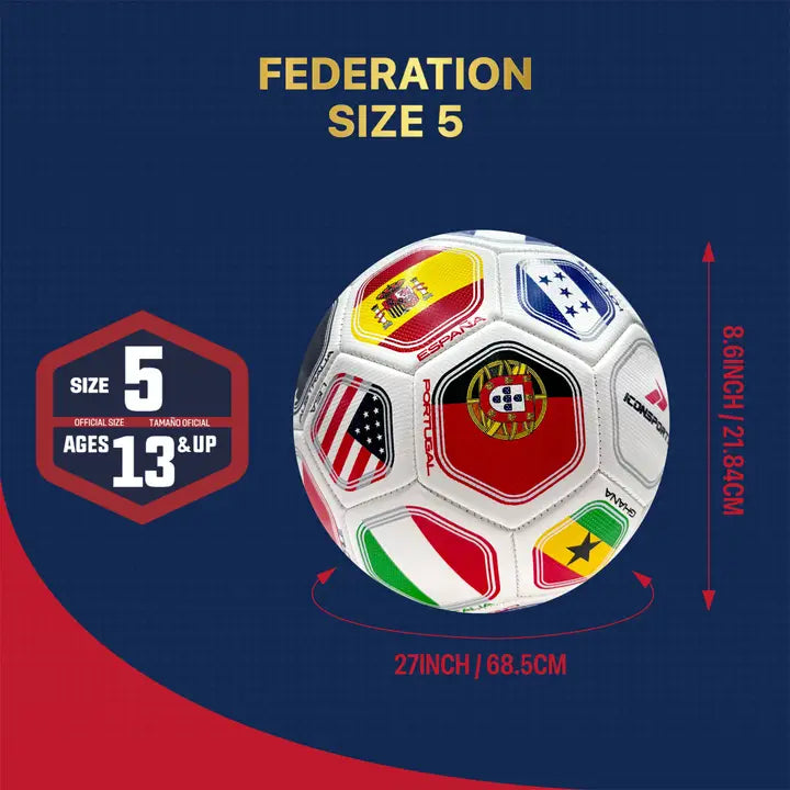 Country Flag Soccer Ball | Icon Sports