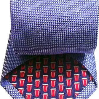 The Mullet Tie | Blue Necktie