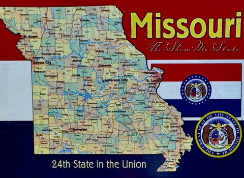 State of Missouri Postcard