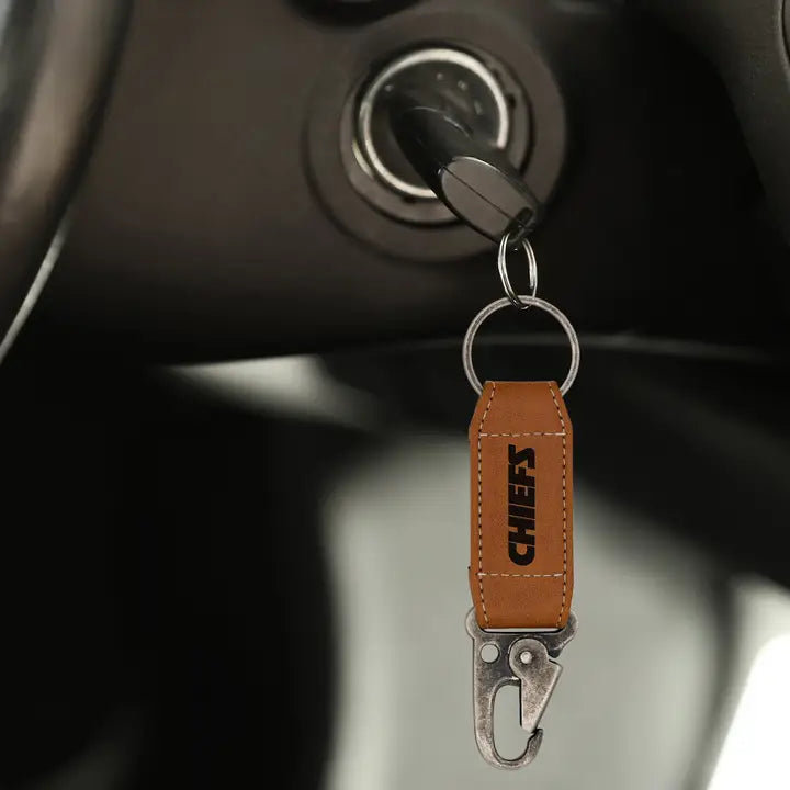 NFL Kansas City Chiefs Laser Engraved Carabiner | Rico Industries