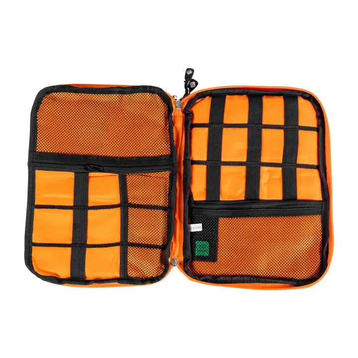 Double Layer Waterproof Tech Bag (Orange Cable Organize Bag)