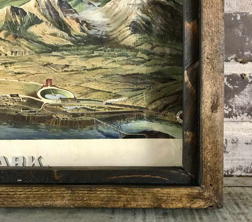 Vintage Yellowstone Map