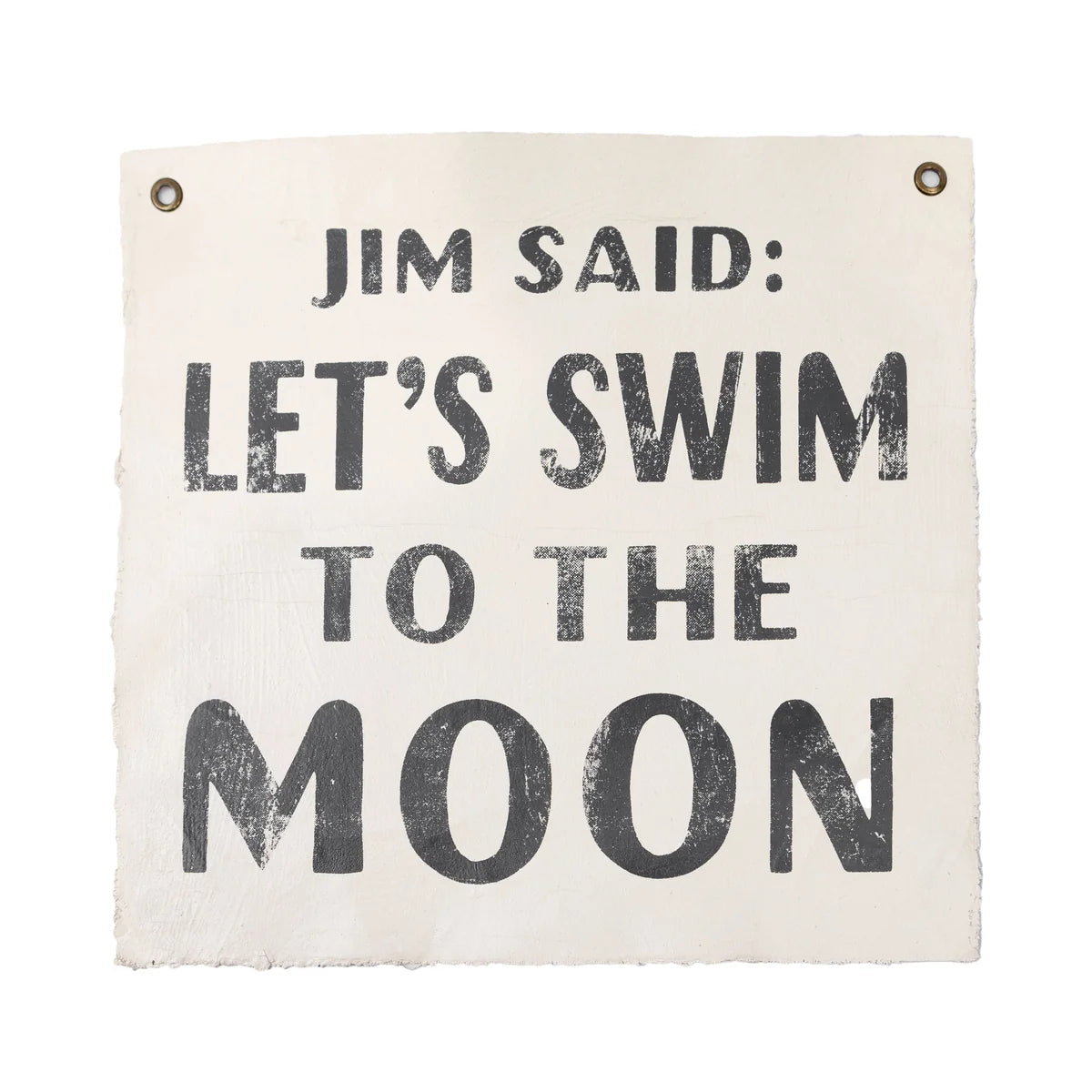 Jim Said Hand Painted Wall Tarp | Sugarboo & Co