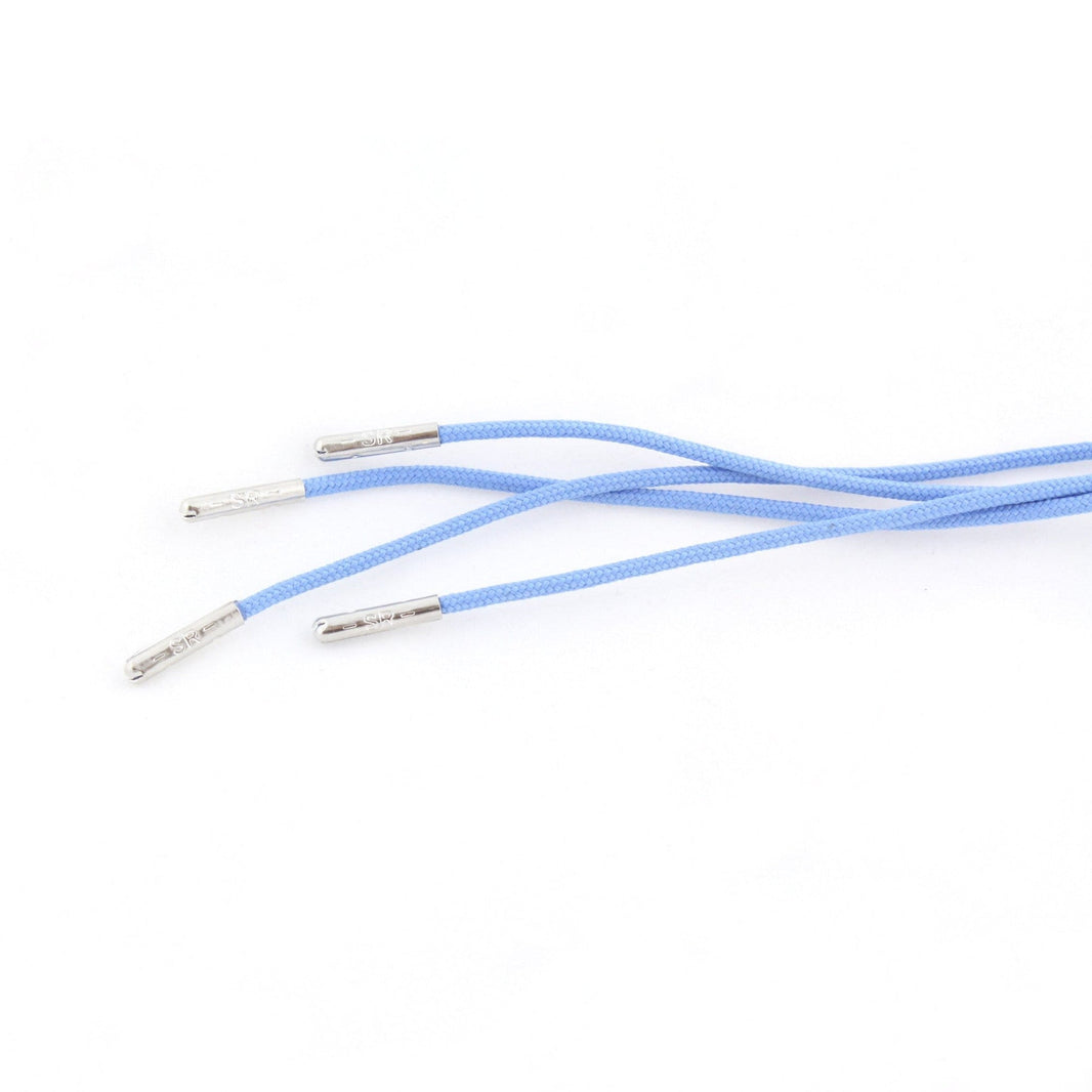 Light Blue Dress Shoelace Pair - Metal Tip