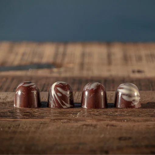 Bourbon Barrel Balls | Dark Chocolate, Vanilla Buttercream & Bourbon