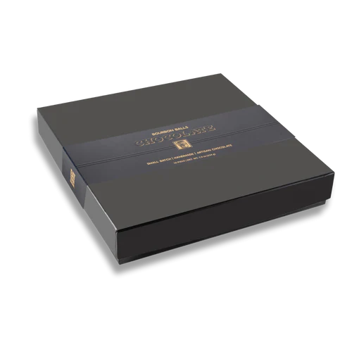 Bourbon Balls Chocolate Box | Dark Chocolate, Vanilla Buttercream & Bourbon Balls