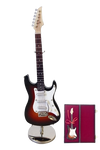 7" Dark Brown Electric Guitar Miniature