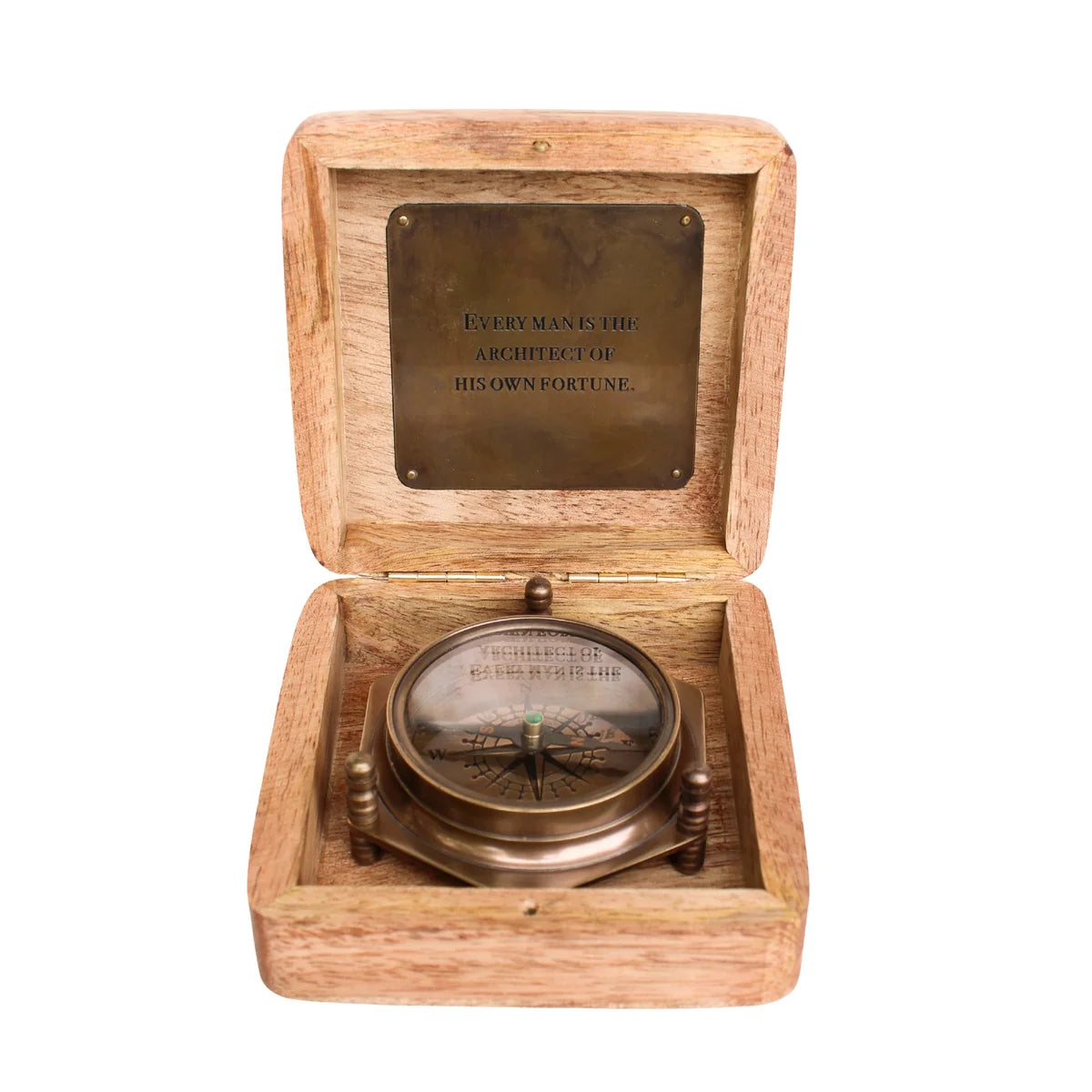 Every Man Compass in Wooden Box | Sugarboo & Co