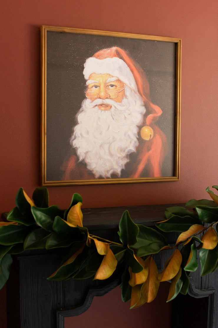 Framed Santa Print