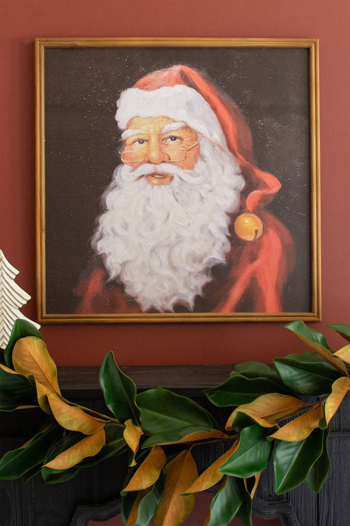 Framed Santa Print