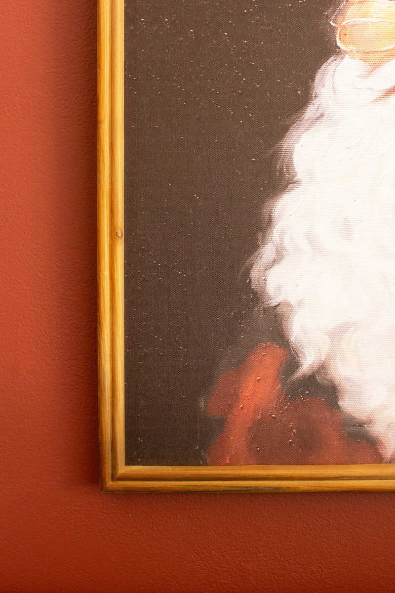 Framed Santa Print