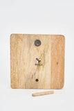 Buoys Enameled Image on Wood Plank