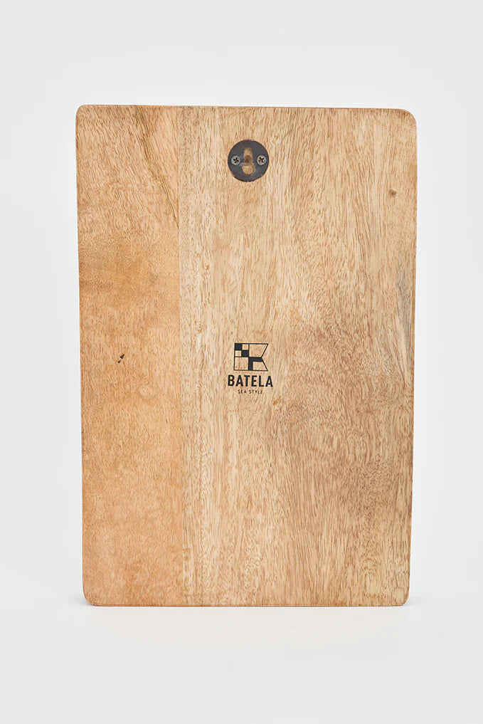 Buoys & Nets Image on Wood Plank