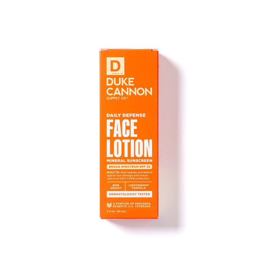 Duke Cannon Daily Defense Face Lotion SPF 32