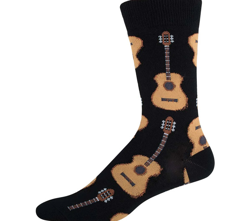 Acoustic Guitar| Black L/XL (10-13) socks