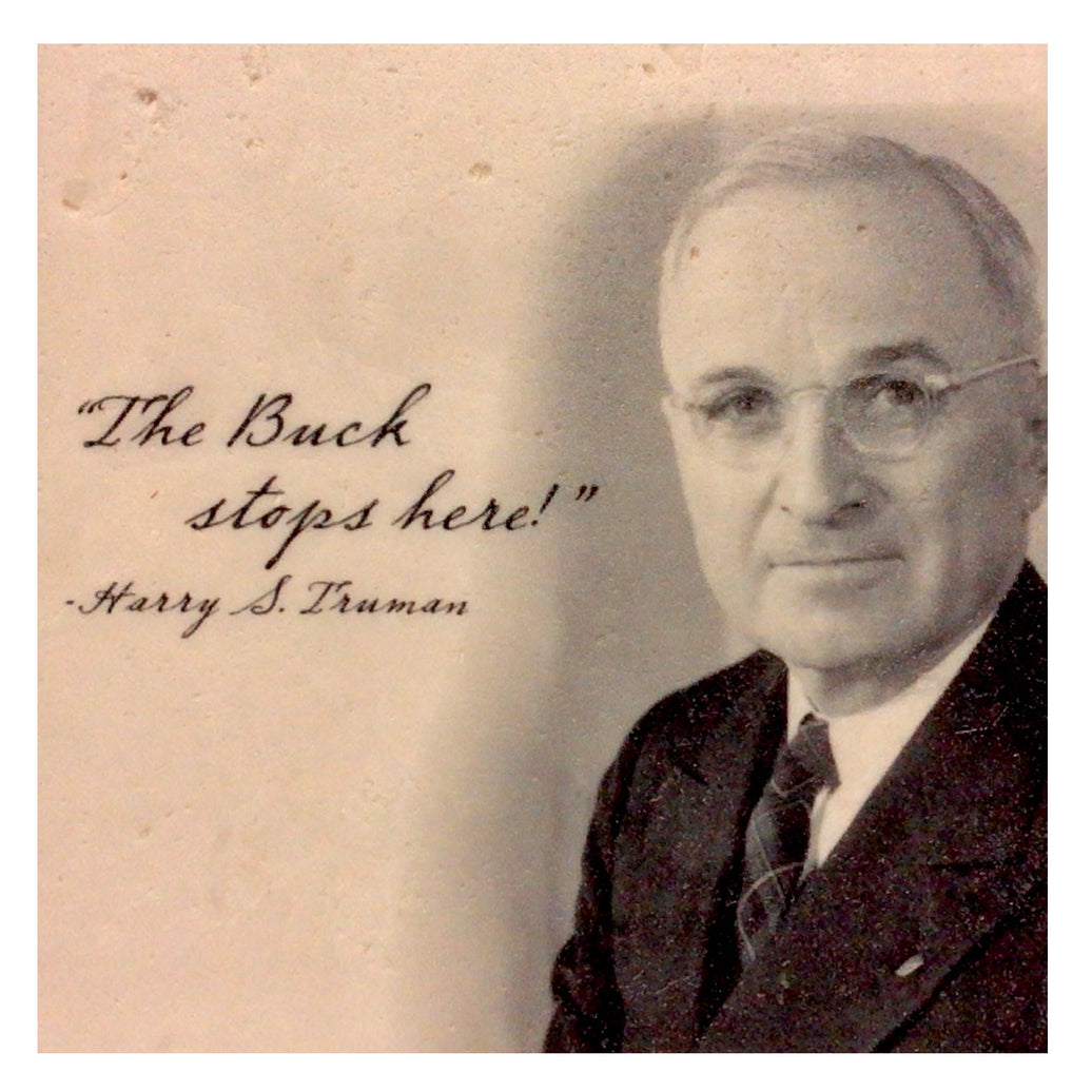 Harry S. Truman Quote Stone Magnet