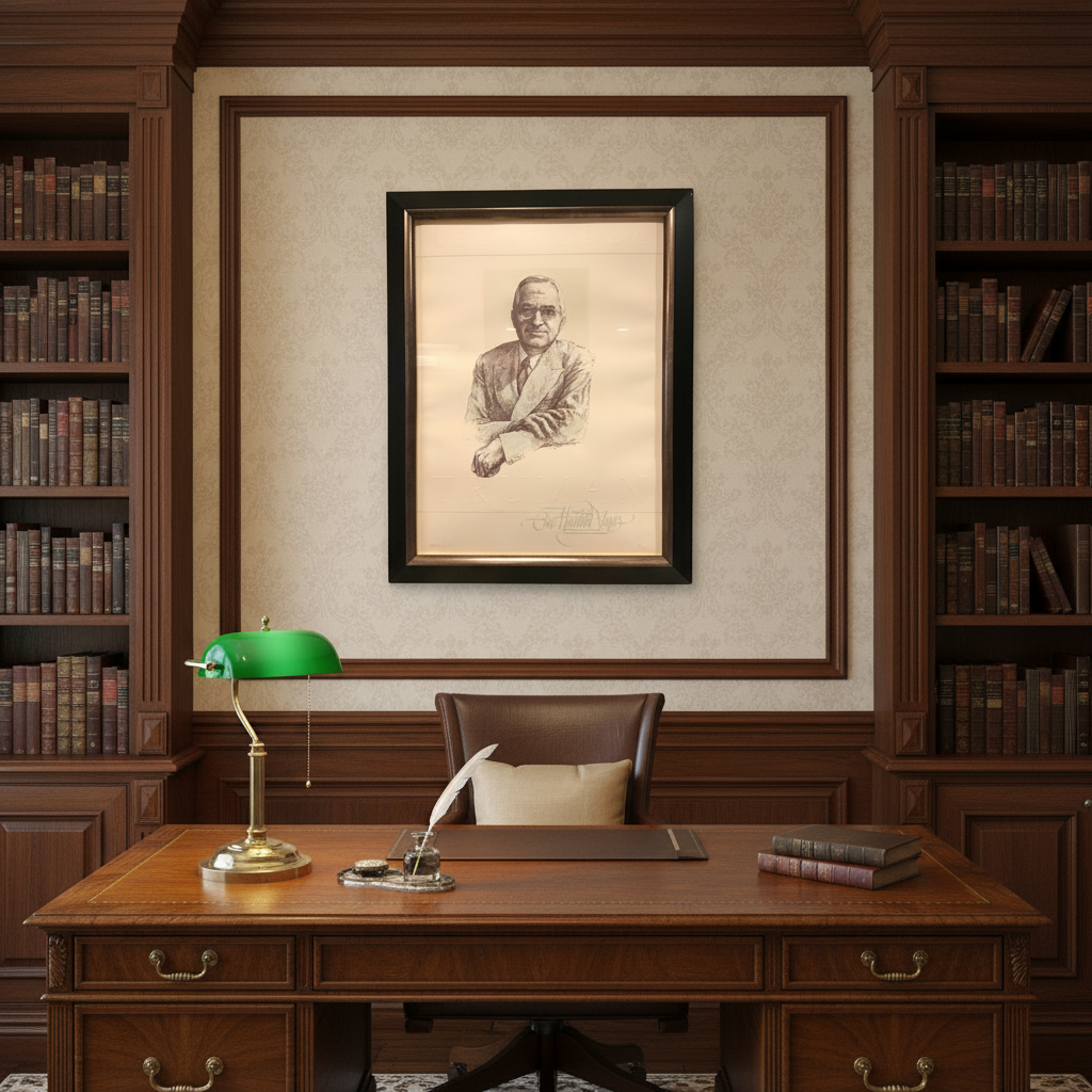Harry S. Truman Framed Limited Edition Print | 28" x 22"