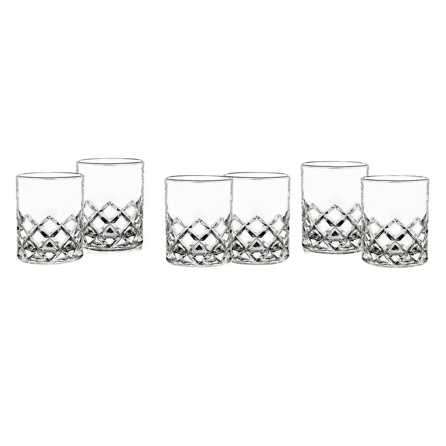 Hatch Shooters Crytal Shot Glasses (Set of Six) | Godinger Silver Art Co.