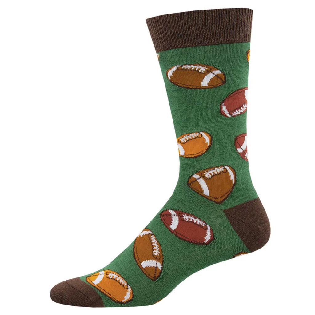 Hut Hut Hike | Green L/XL (10-13) Crew Socks