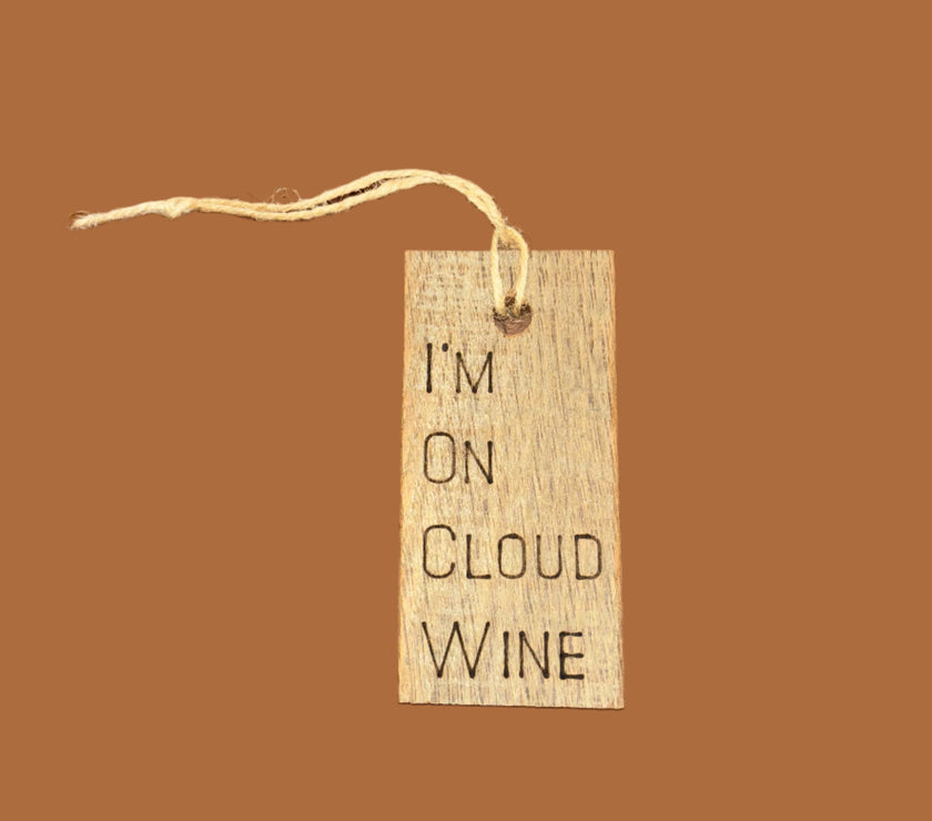 Wooden Wine Bottle Tag