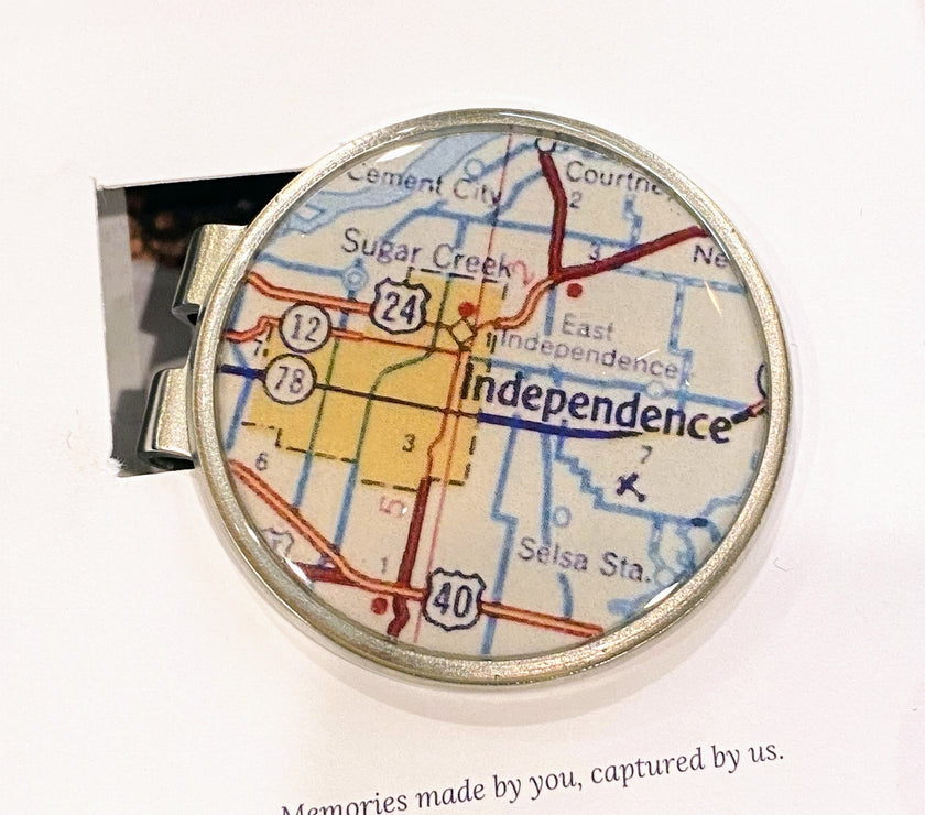 Independence Pewter Money Clip