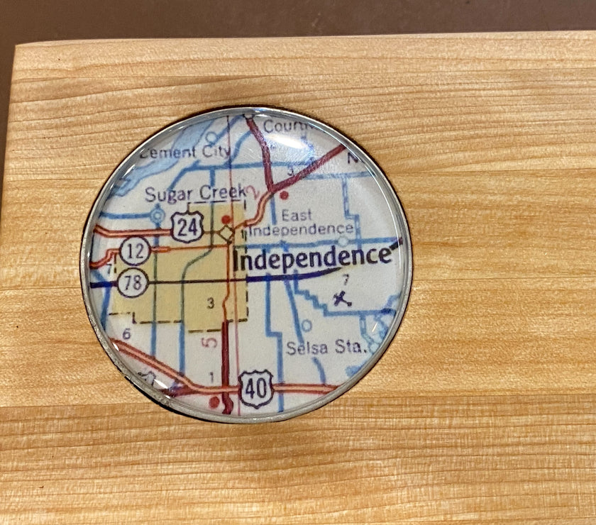 Independence Pewter Inlay Cutting Board