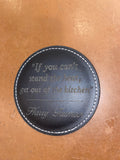 Customizable Leather Coaster