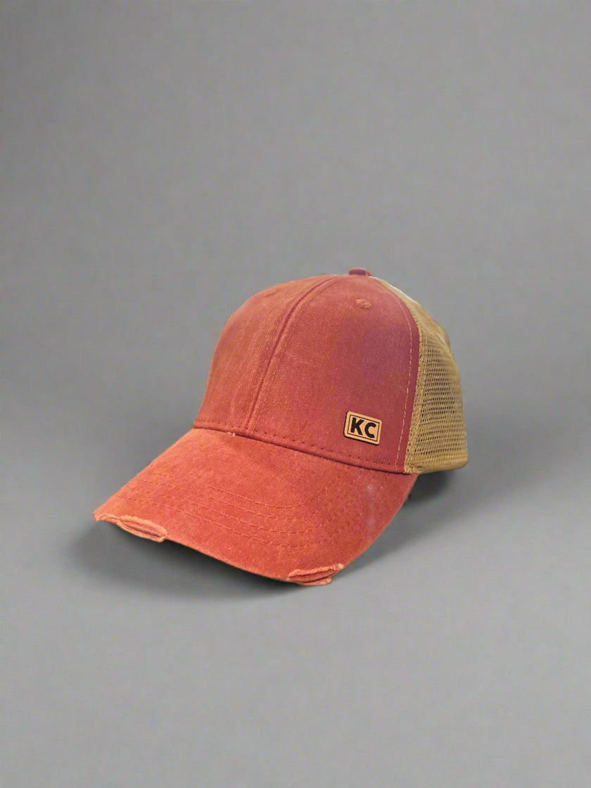 Leather Patch Hat - KC