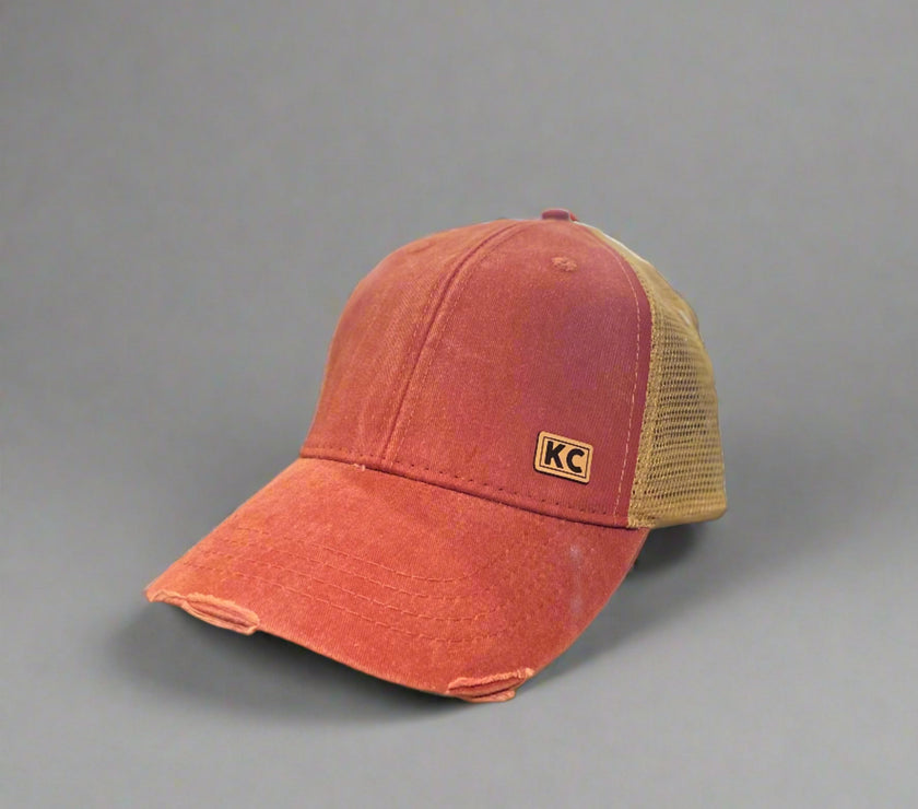 Leather Patch Hat - KC