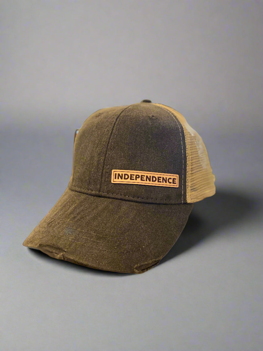 Leather Patch Hat - Independence