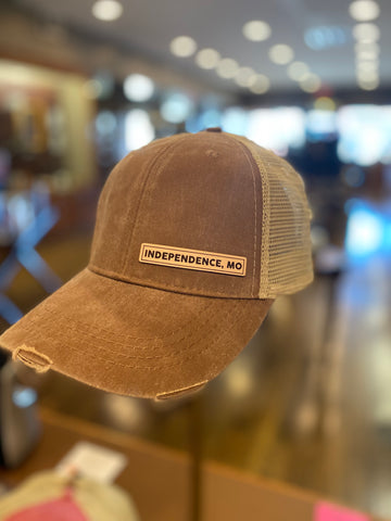 Leather Patch Hat - Independence, MO
