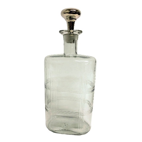 13.25" Etched Glass Decanter