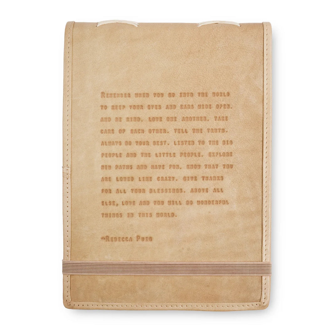 Remember When Large Deckled Edge Notebook