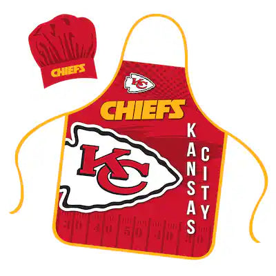 Kansas City Chiefs Apron with Chef Hat