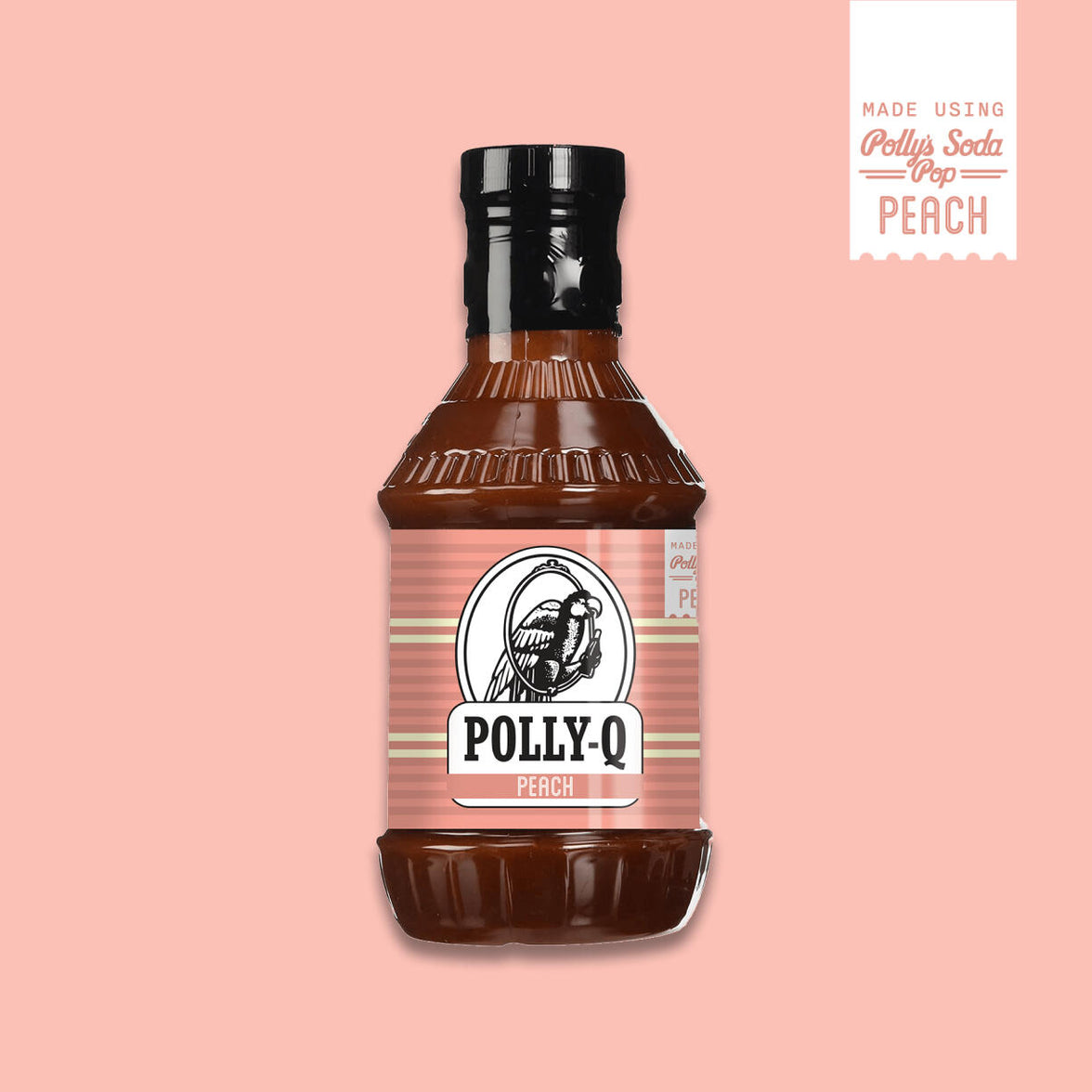 Polly-Q BBQ Sauce (Peach)