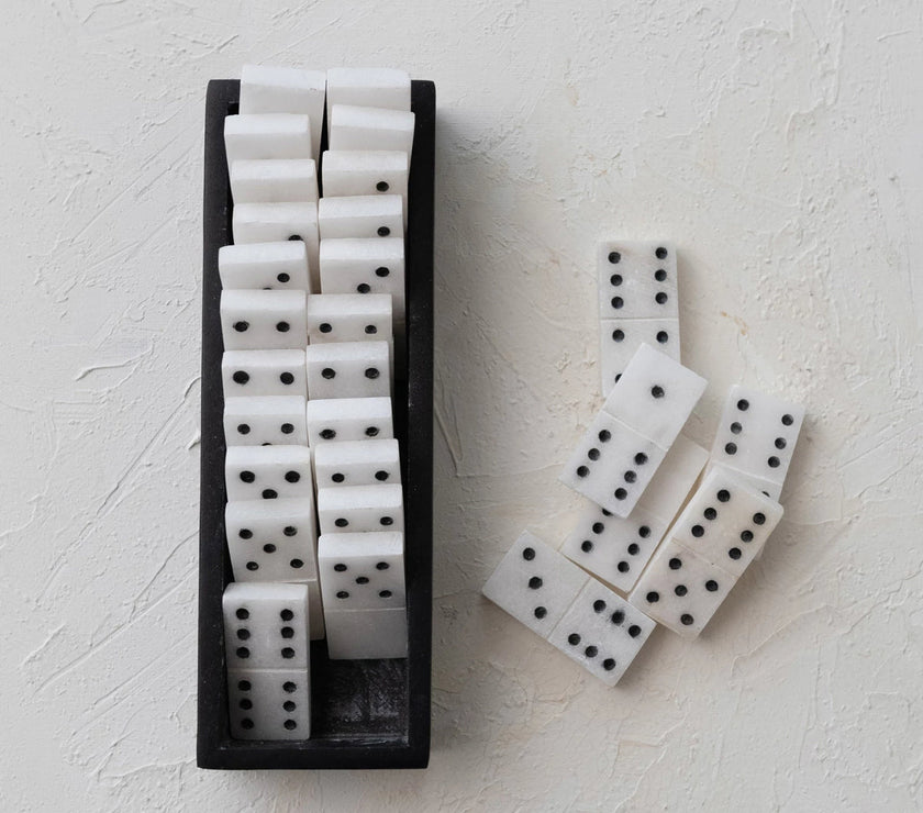 Alabaster Dominoes