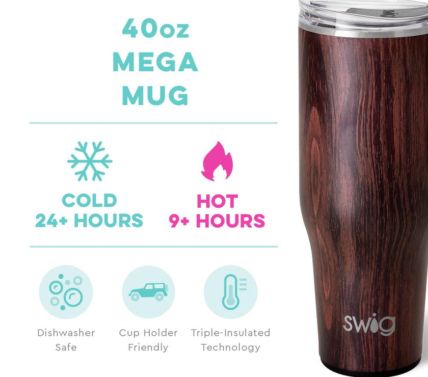 SWIG Bourbon Barrel Mega Mug 40oz