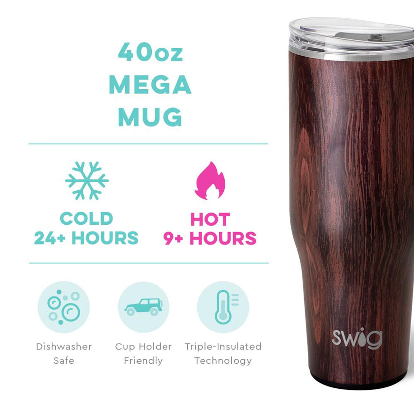 SWIG Bourbon Barrel Mega Mug 40oz