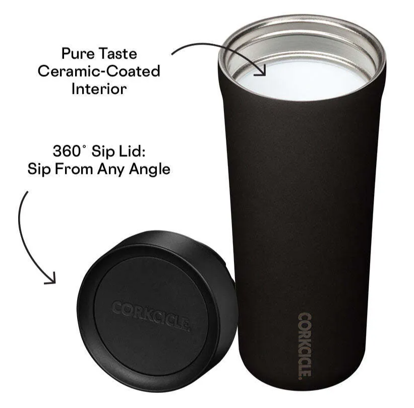 Corkcicle 17oz Commuter Cup - Matte Gunmetal