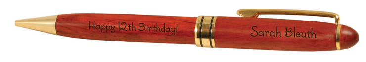 Customizable Rosewood Pen