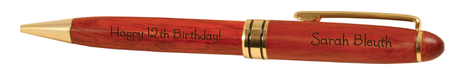 Customizable Rosewood Pen