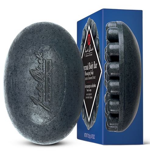 Jack Black Charcoal Body Bar Massaging Soap