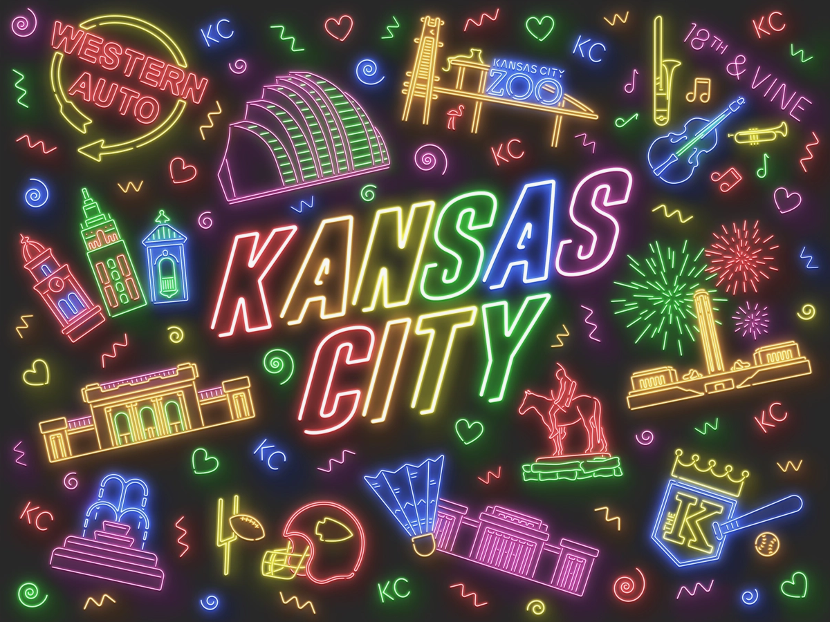 Kansas City Puzzle - Neon Lights
