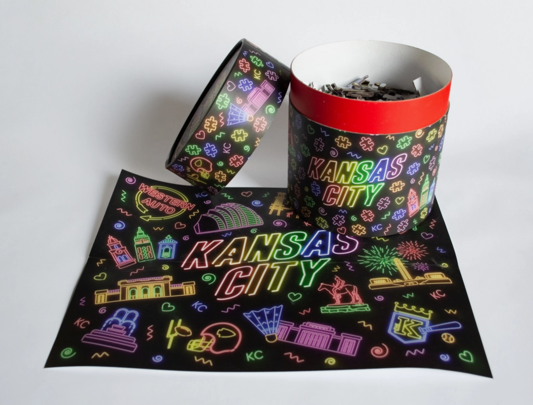 Kansas City Puzzle - Neon Lights