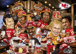 Kansas City Chiefs NFL All-Time Greats 500pc Jigsaw Puzzle