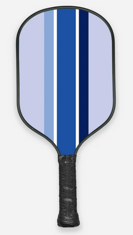 Striped Pickleball Paddle - Blue