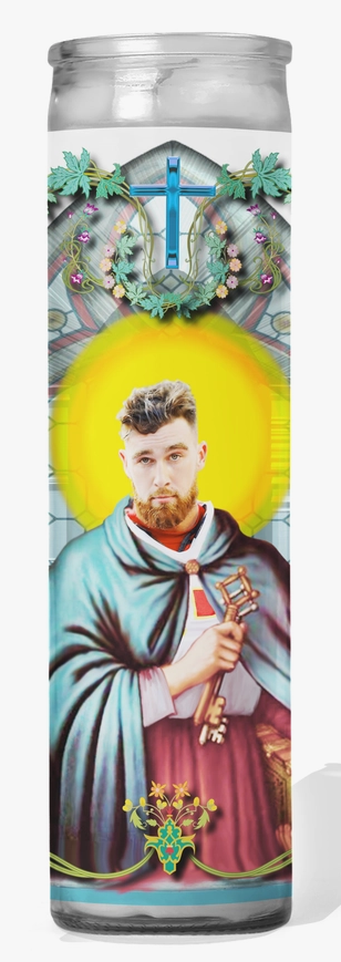 Travis Kelce Celebrity Prayer Candle - Kansas City Chiefs